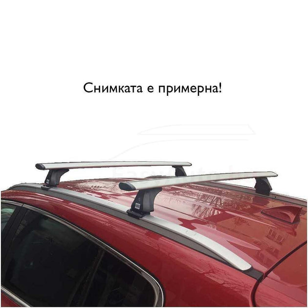 Аеродинамични алуминиеви греди Cruz Airo FIX за Audi A4 и А6 комби с вградени надлъжни греди