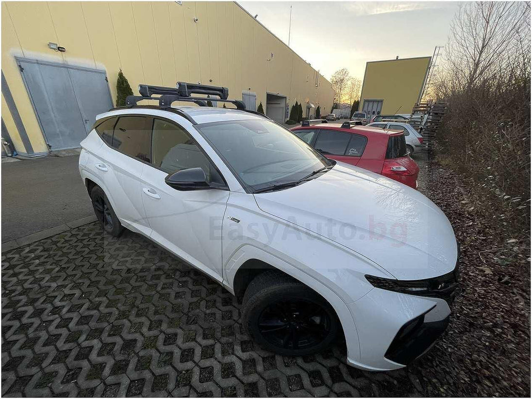 Аеродинамични алуминиеви греди Cruz Airo FUSE Black за Hyundai Tuscon модел след 2021 година и нагоре