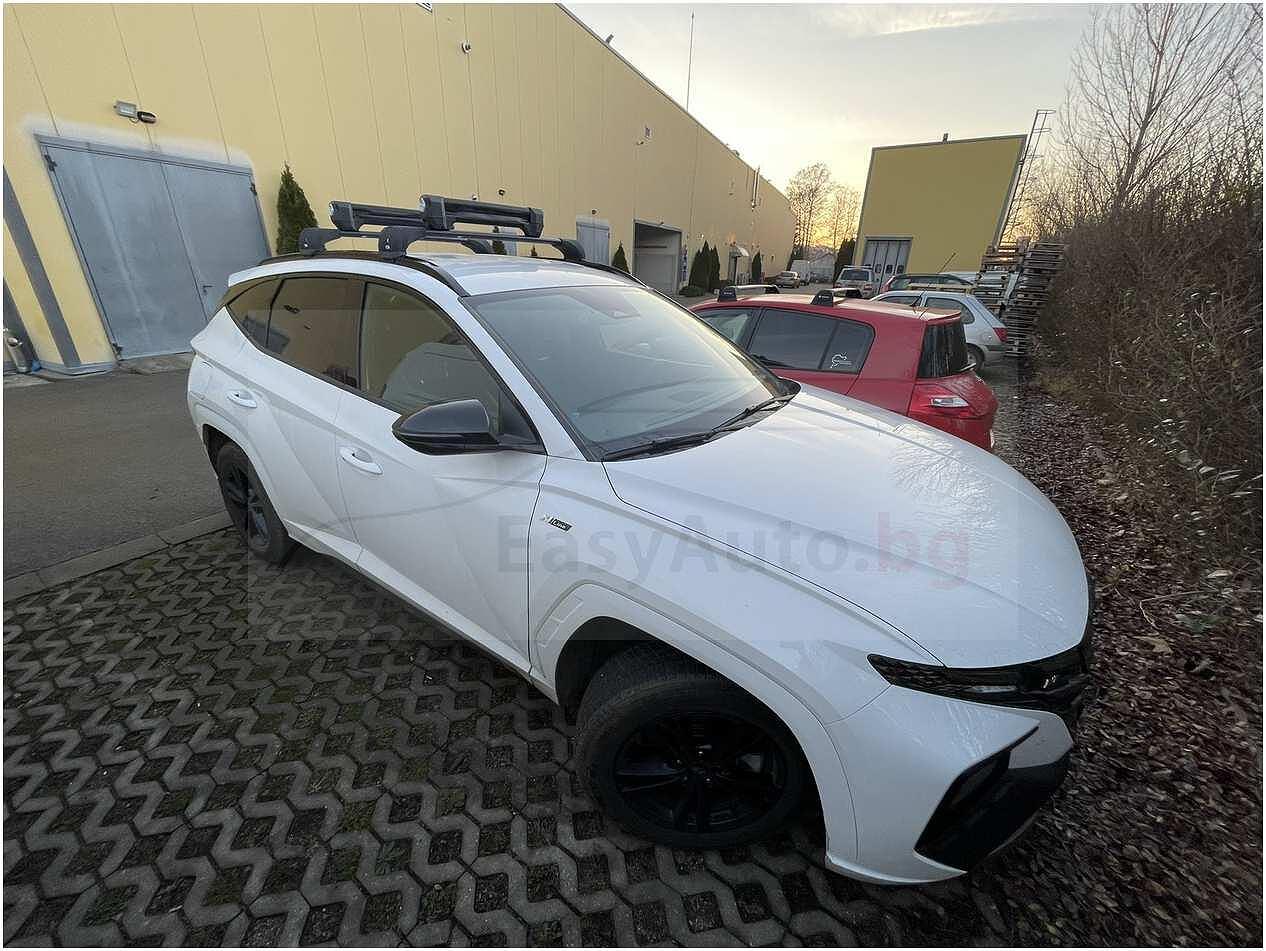 Аеродинамични алуминиеви греди Cruz Airo FUSE Black за Hyundai Tuscon модел след 2021 година и нагоре