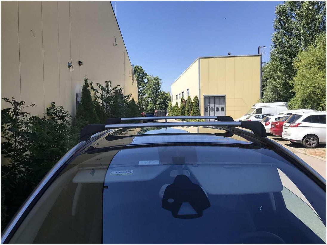 Аеродинамични алуминиеви греди Cruz Airo FUSE за Citroen C4 Grand Picasso модел от 2013 година и нагоре с плътно вградени надлъжни греди