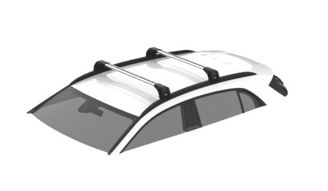 Аеродинамични алуминиеви греди Cruz Airo FUSE за Nissan X-Trail T33 модел след 2022 година с плътни надлъжни греди