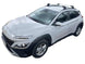 Аеродинамични алуминиеви греди Cruz Airo FUSE за Hyundai Kona модел от 2017 до 2023 година с плътно вградени надлъжни греди
