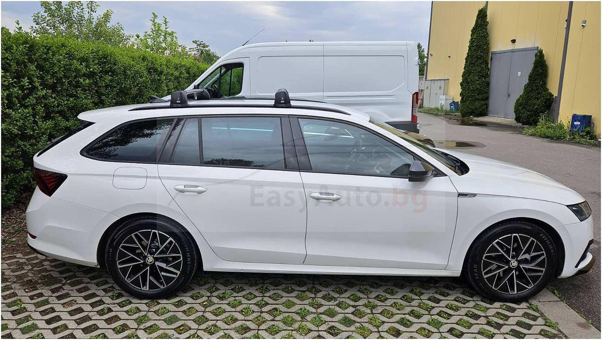 Аеродинамични алуминиеви греди Cruz Airo FUSE за Skoda Octavia 4 комби модел след 2020 година