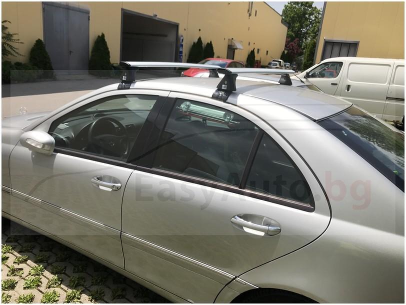 Аеродинамични алуминиеви греди Cruz Airo T за Mecedes W203 седан 2000 до 2007 година
