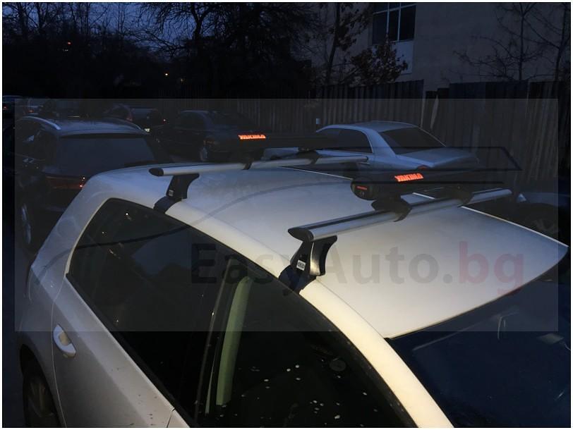 Аеродинамични алуминиеви греди Cruz Airo T за VW Golf 5 и Golf 6 Хечбек с 3 или 5 врати