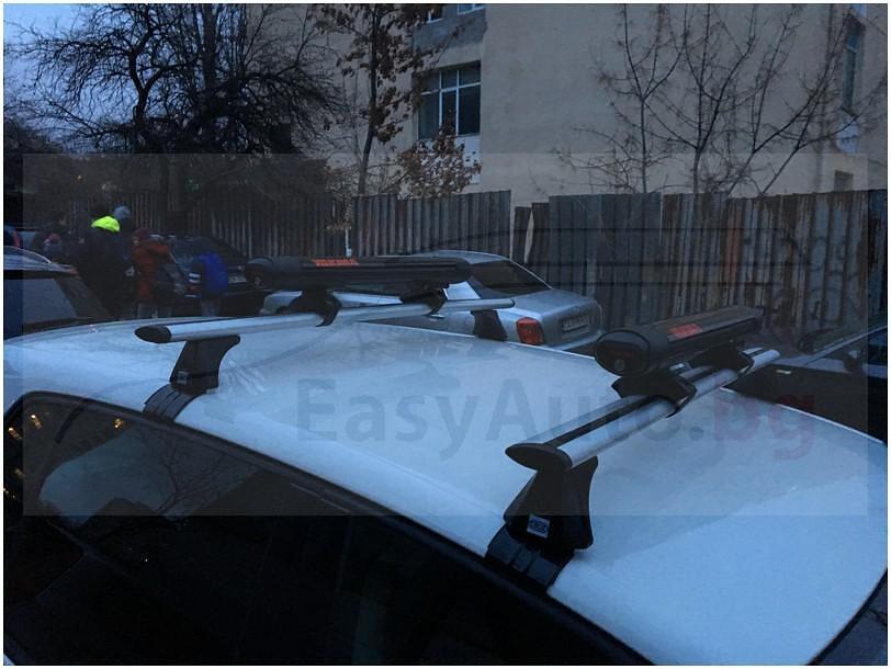 Аеродинамични алуминиеви греди Cruz Airo T за VW Golf 5 и Golf 6 Хечбек с 3 или 5 врати