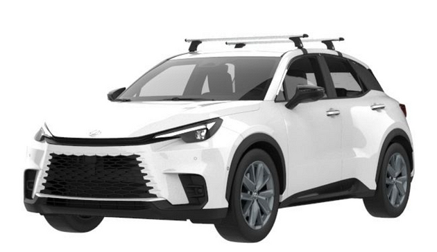 Аеродинамични алуминиеви греди Cruz Airo за Lexus LBX модел от 2023 година и нагоре без надлъжни греди
