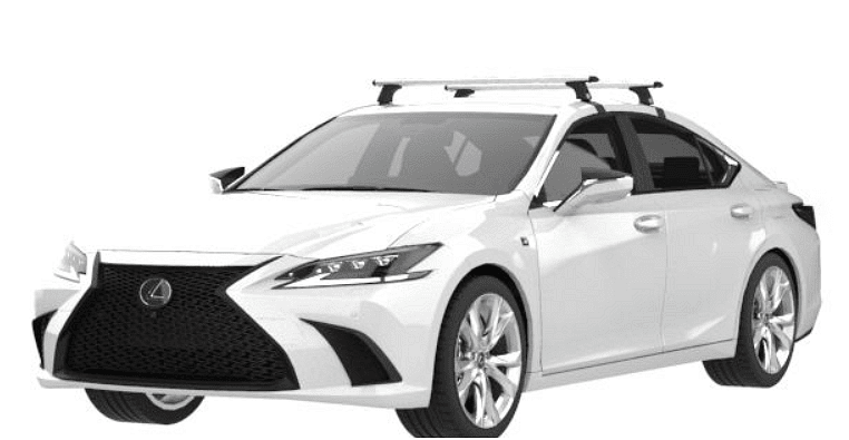 Аеродинамични алуминиеви греди Cruz Airo за Lexus ES модел от 2018 година и нагоре