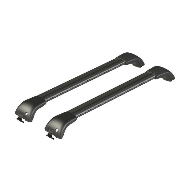 Аеродинамични Черни алуминиеви товарни греди Silenzio CX NK418RB0706 за модели с вградени надлъжни греди