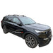 Аеродинамични Черни алуминиеви товарни греди Silenzio CX за Ford Explorer от 06/2020 до 11/2023 година