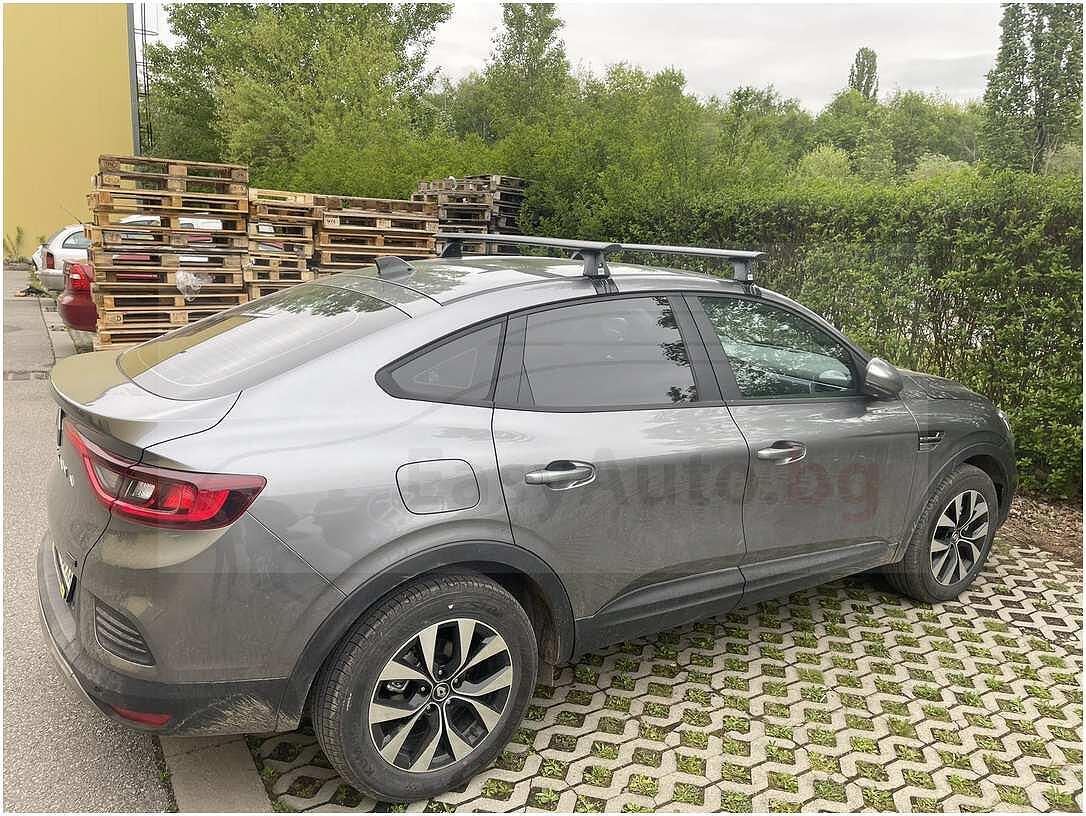 Аеродинамични черни Товарни греди Cruz Airo за Renault Arkana модел Без надлъжни греди
