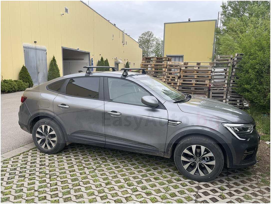 Аеродинамични черни Товарни греди Cruz Airo за Renault Arkana модел Без надлъжни греди