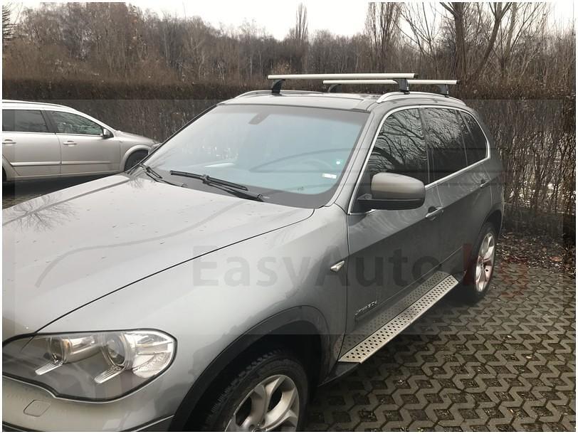 Алуминиеви товарни греди Cruz за BMW X5 E70 и F15 с вградени надлъжни греди