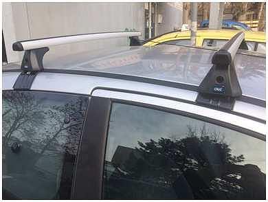 Алуминиеви греди Cruz Oplus AT за Peugeot 206 и 206 plus модели с 3 врати