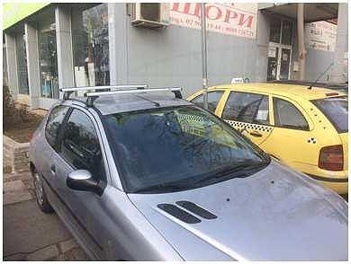 Алуминиеви греди Cruz Oplus AT за Peugeot 206 и 206 plus модели с 3 врати