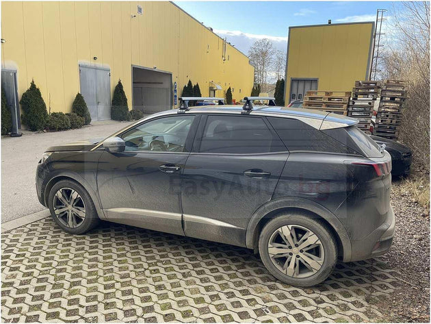 Алуминиеви греди Cruz Oplus AT за Peugeot 3008 модел след 2016 година БЕЗ надлъжни греди