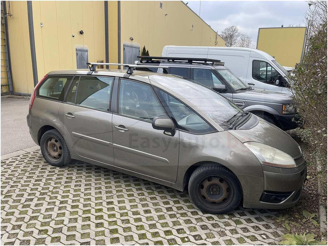 Алуминиеви греди Cruz Oplus за Citroen C4 Grand Picasso модел 2006 до 2013 година БЕЗ надлъжни греди на тавана