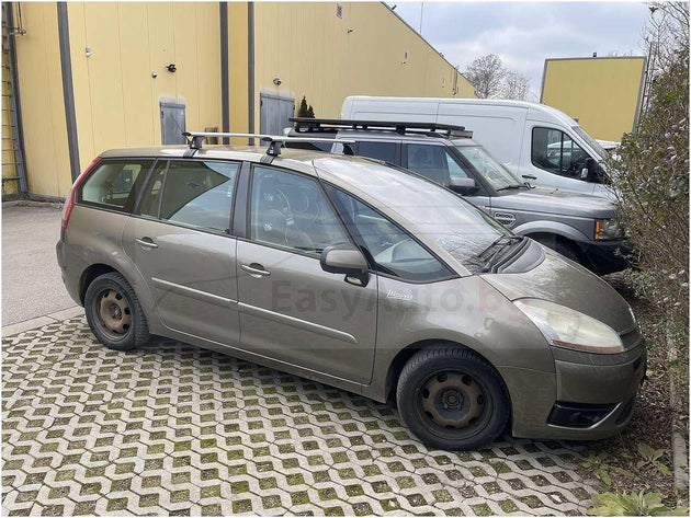 Алуминиеви греди Cruz Oplus за Citroen C4 Grand Picasso модел 2006 до 2013 година БЕЗ надлъжни греди на тавана