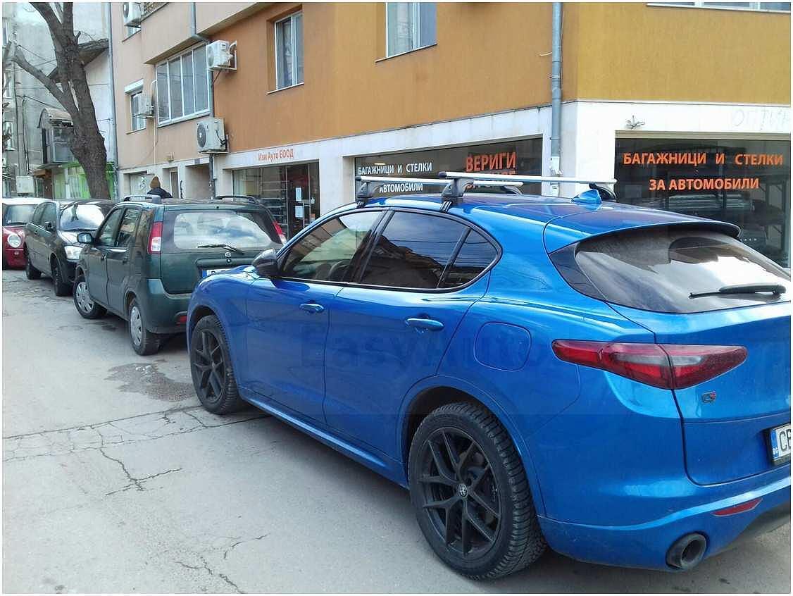 Алуминиеви греди EVOS ALUMIA за Alfa Romeo Stelvio 2017- модел БЕЗ надлъжни греди