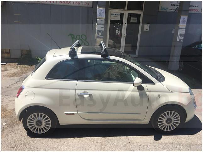 Алуминиеви греди EVOS ALUMIA за Fiat 500 модел от 2008 година и нагоре