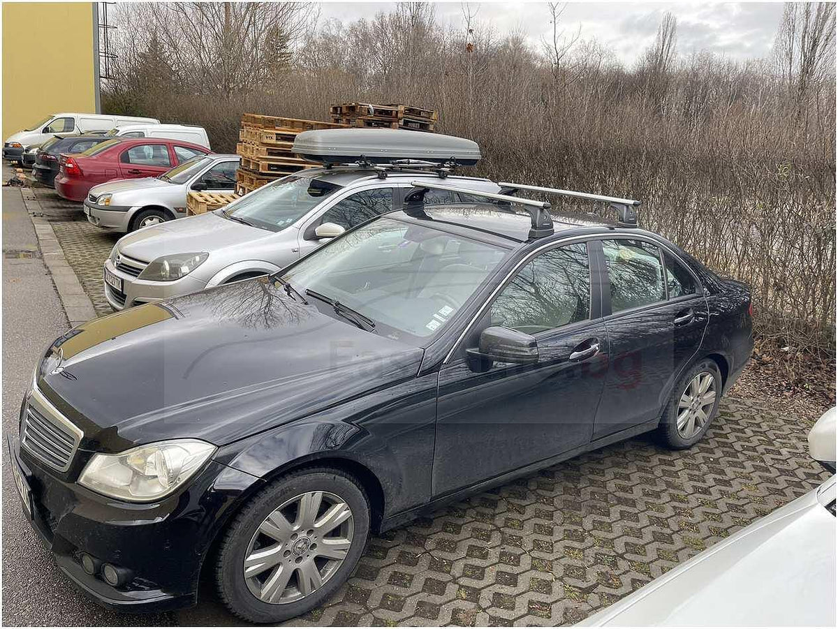 Алуминиеви греди EVOS ALUMIA за Mercedes C-класа W204 седан модел от 2007 до 2015 година