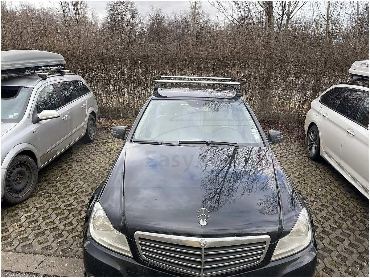 Алуминиеви греди EVOS ALUMIA за Mercedes C-класа W204 седан модел от 2007 до 2015 година
