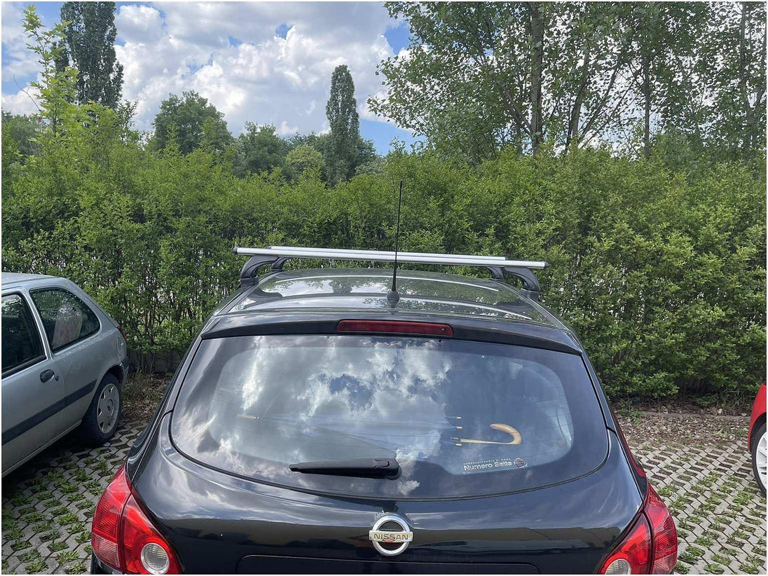 Алуминиеви греди EVOS ALUMIA за Nissan Qashqai модел от 2006 до 2014 година без надлъжни греди