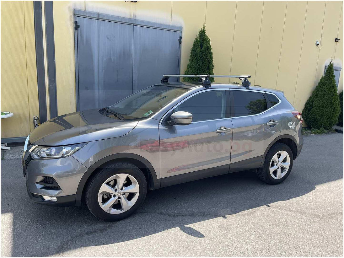 Алуминиеви греди EVOS ALUMIA за Nissan Qashqai модел от 2014 година и нагоре без надлъжни греди