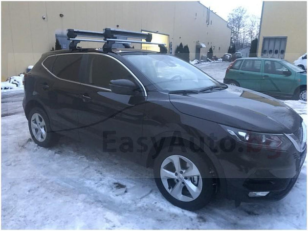 Алуминиеви греди EVOS ALUMIA за Nissan Qashqai модел от 2014 година и нагоре без надлъжни греди
