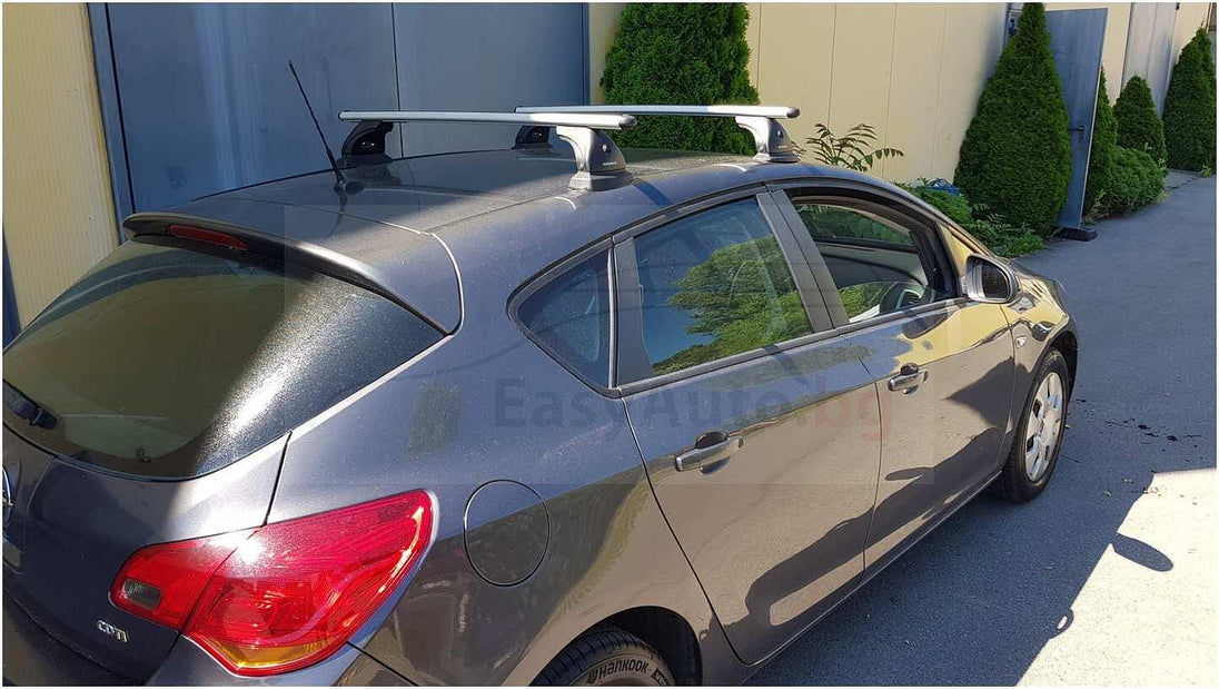 Алуминиеви греди EVOS ALUMIA за Opel Astra J Хечбек с 5 врати модел от 2009 до 2015 година