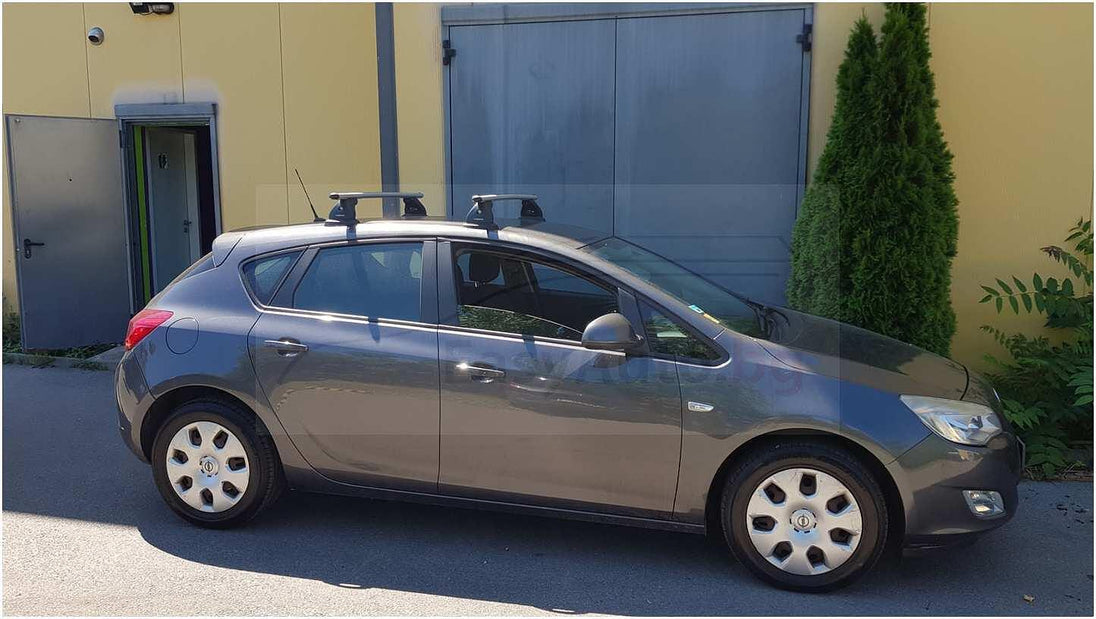 Алуминиеви греди EVOS ALUMIA за Opel Astra J Хечбек с 5 врати модел от 2009 до 2015 година