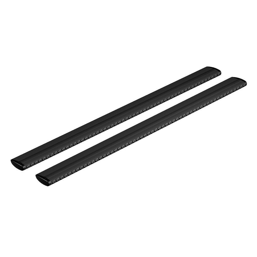 Черни Алуминиеви греди EVOS SILENZIO BLACK за Citroen C3 Aircross, Citroen C3 и Opel Frontera модели от 08/2024 година и нагоре с надлъжни греди