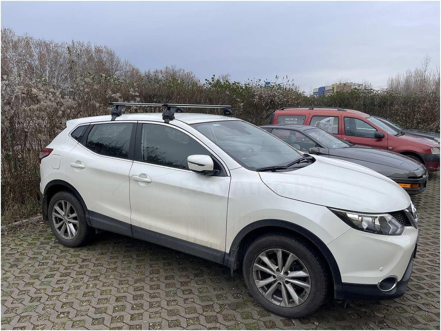 Алуминиеви греди EVOS SILENZIO за Nissan Qashqai модел от 2014 до 2022 година