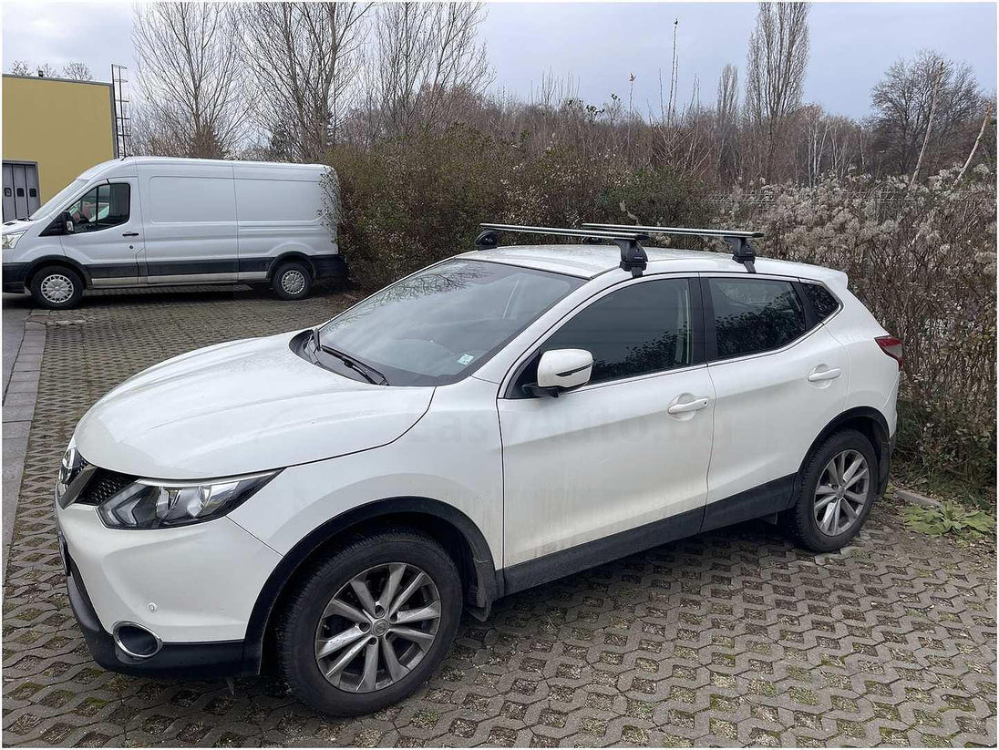 Алуминиеви греди EVOS SILENZIO за Nissan Qashqai модел от 2014 до 2022 година