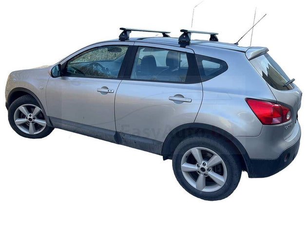Алуминиеви греди EVOS SILENZIO за Nissan Qashqai (J10) модел от 2006 до 2014 година без надлъжни греди