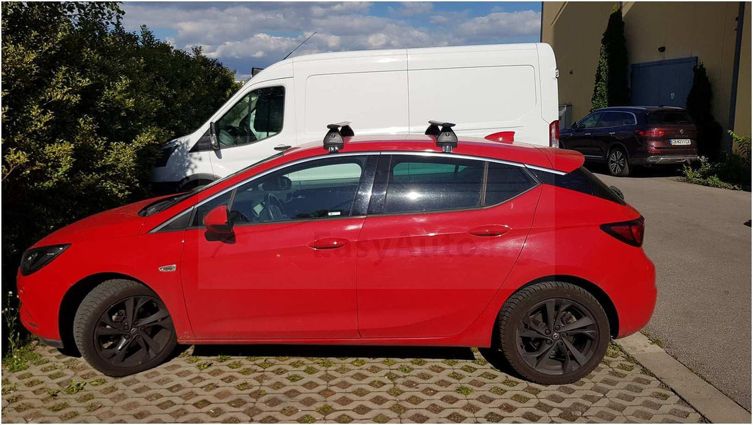 Алуминиеви греди EVOS SILENZIO за Opel Astra K модел Хечбек и комби от 2015 година и нагоре