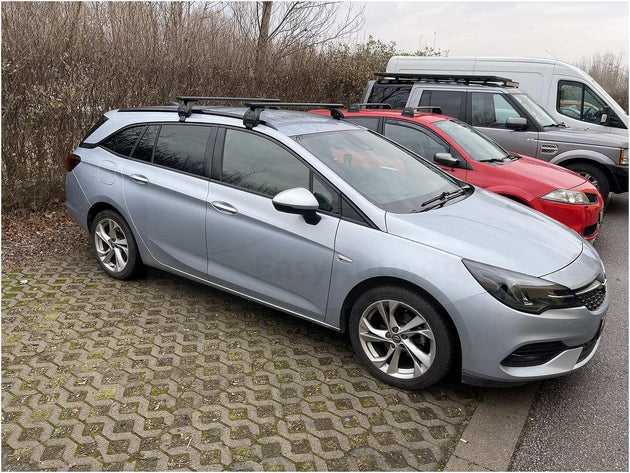 Алуминиеви греди EVOS SILENZIO BLACK за Opel Astra K модел Хечбек и комби от 2015 до 2022 година