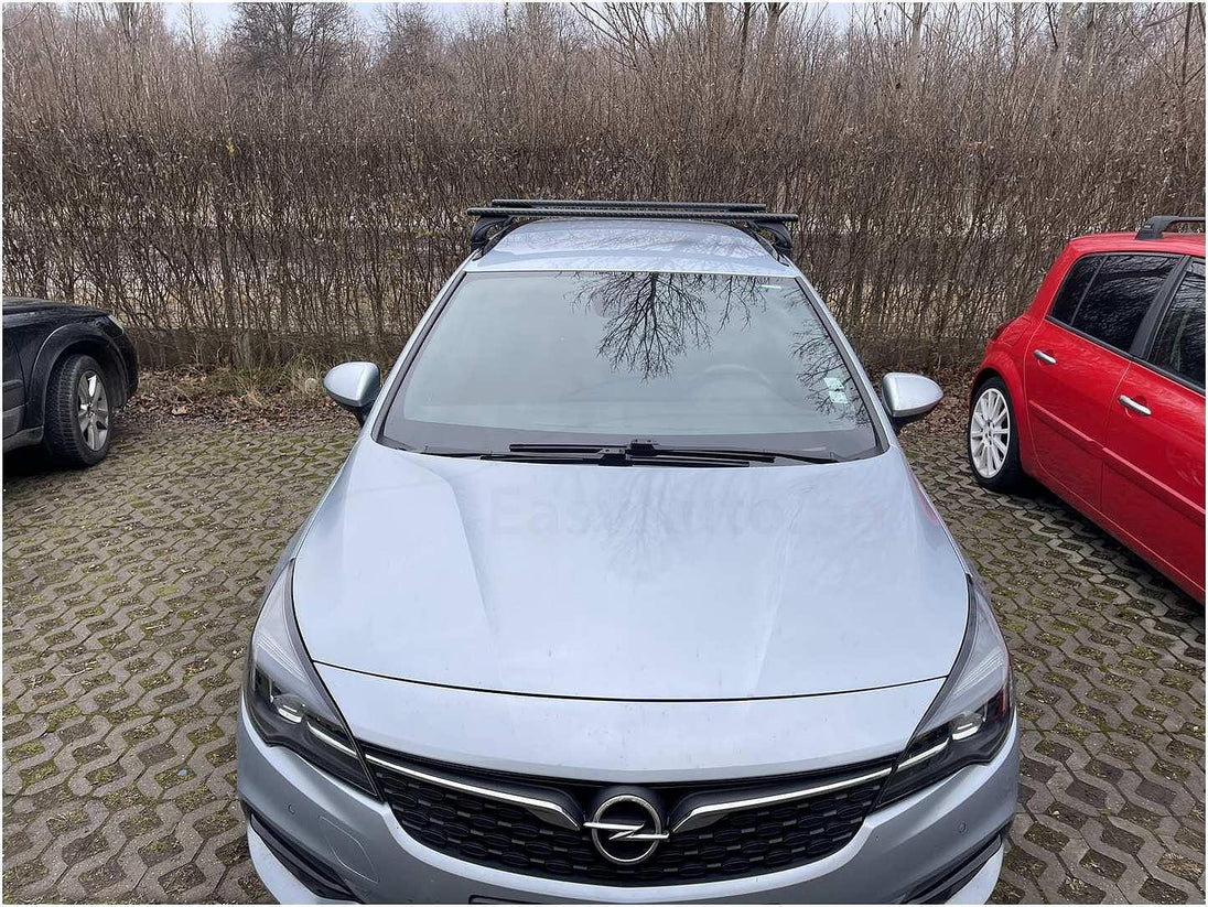 Алуминиеви греди EVOS SILENZIO BLACK за Opel Astra K модел Хечбек и комби от 2015 до 2022 година