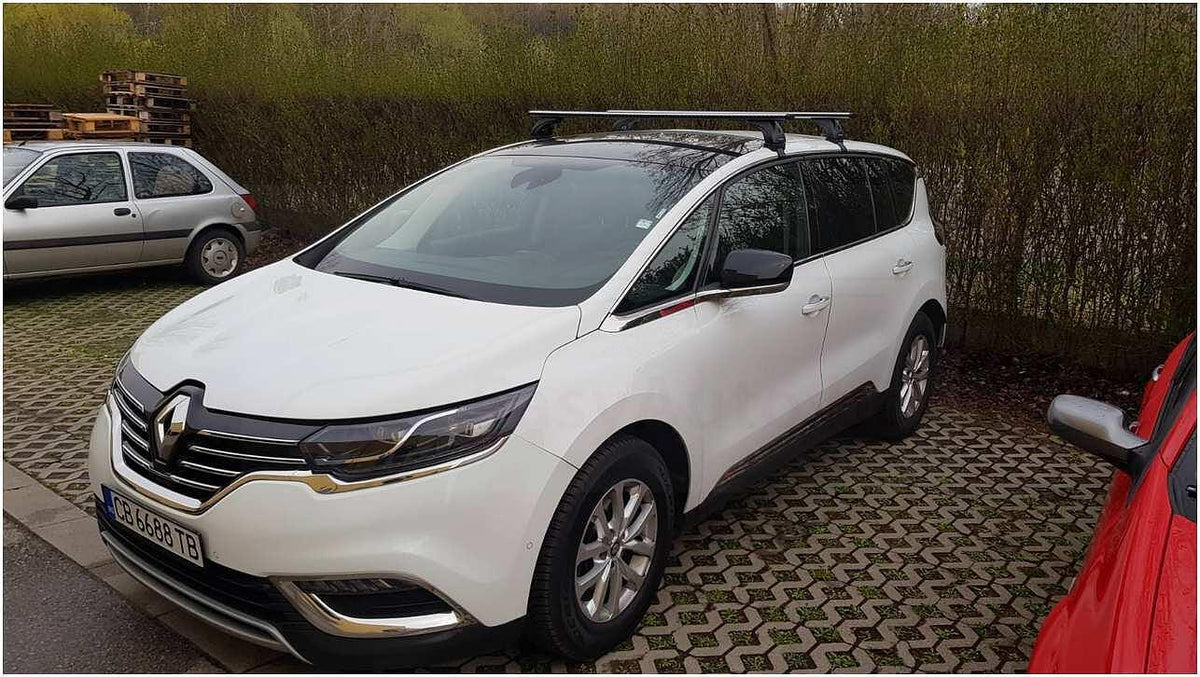 Алуминиеви греди EVOS SILENZIO за Renault Espace модел след 2015 година БЕЗ надлъжни греди