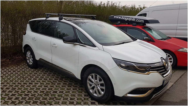 Алуминиеви греди EVOS SILENZIO за Renault Espace модел след 2015 година БЕЗ надлъжни греди