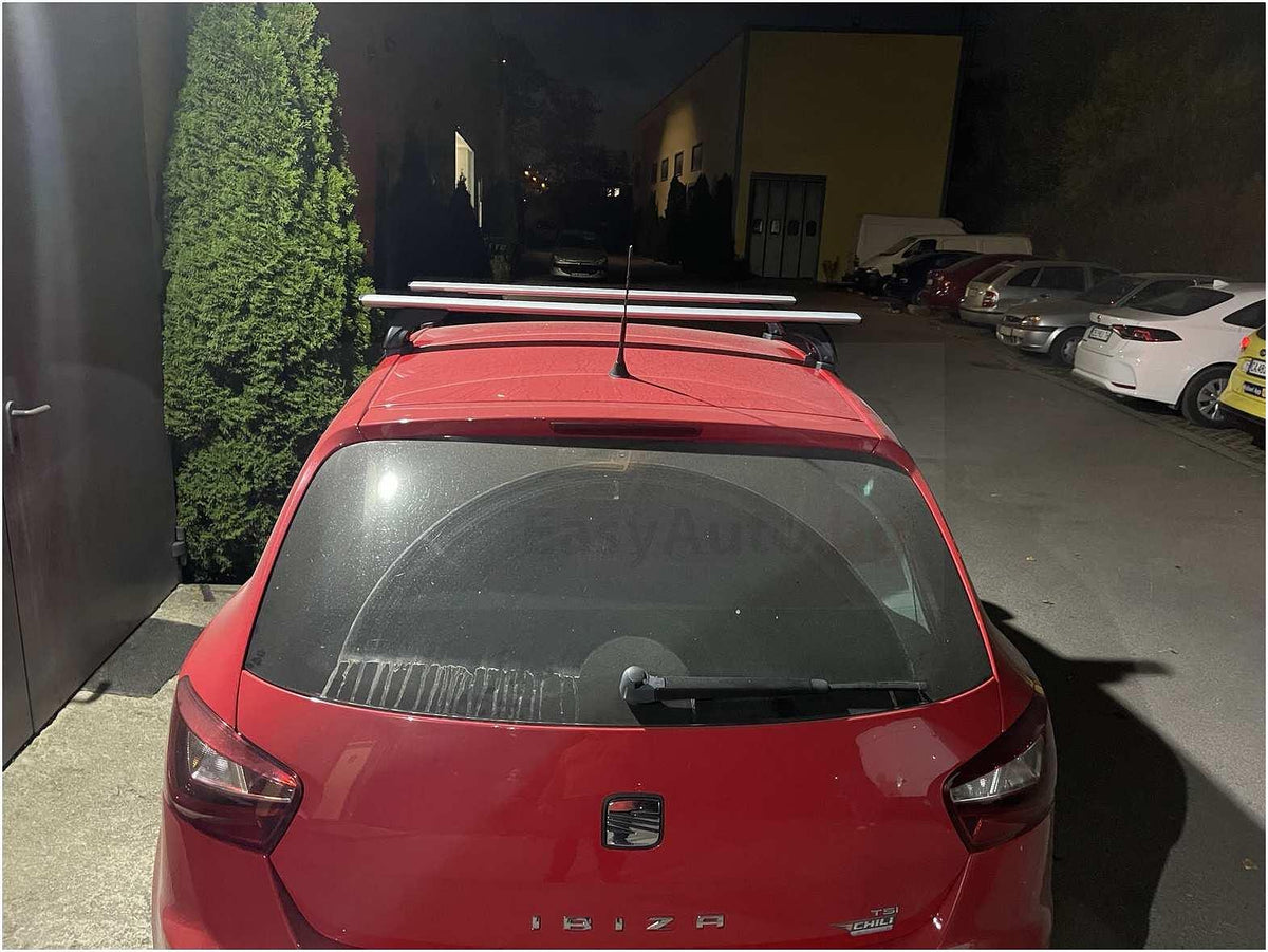 Алуминиеви греди EVOS SILENZIO за Seat Ibiza с 5 врати модел от 2008 до 2017 година