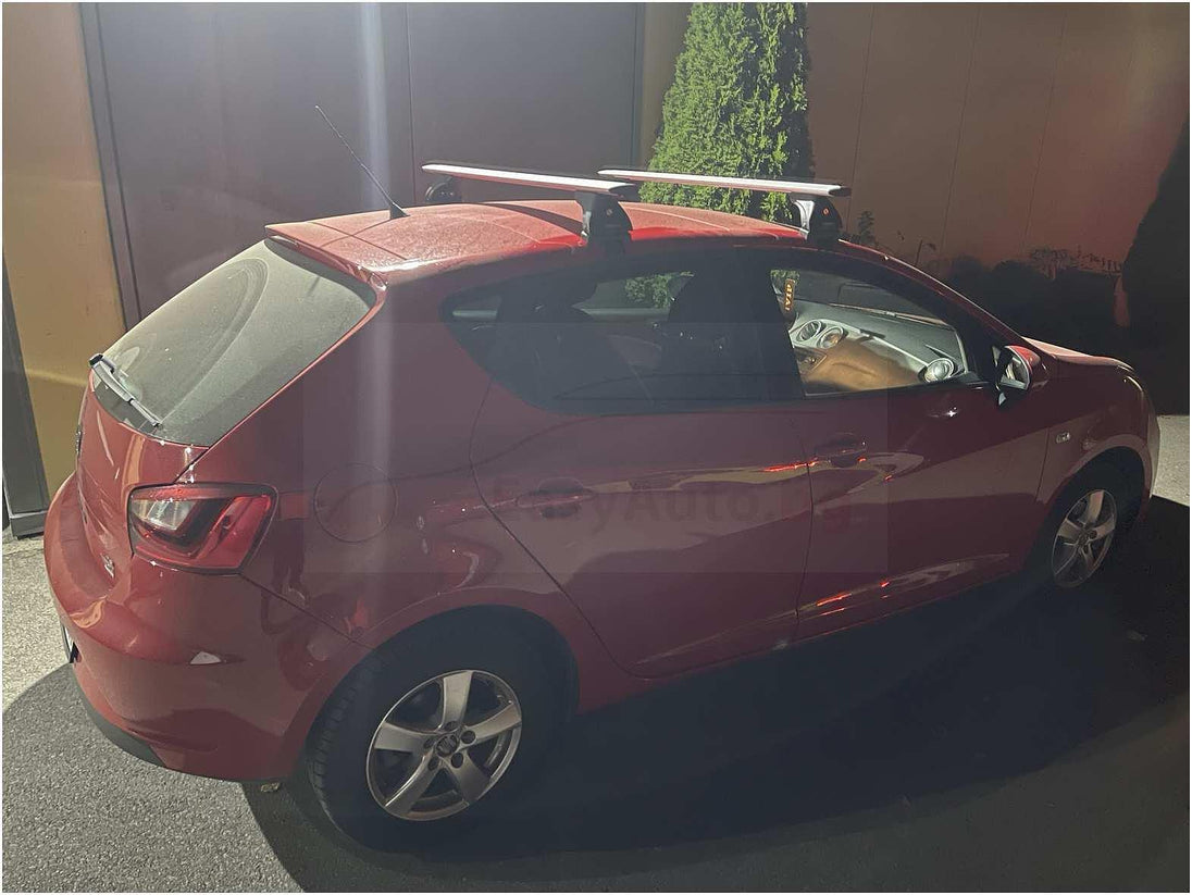 Алуминиеви греди EVOS SILENZIO за Seat Ibiza с 5 врати модел от 2008 до 2017 година