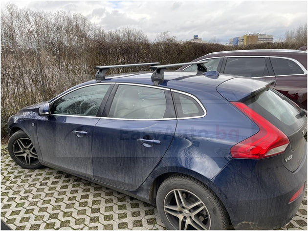 Алуминиеви греди EVOS SILENZIO за Volvo V40 от 2012 до 05.2020 година БЕЗ надлъжни греди