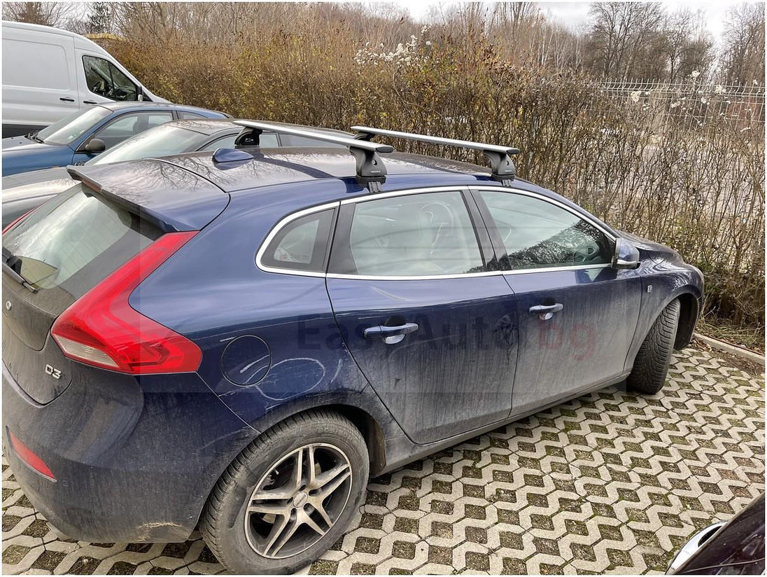 Алуминиеви греди EVOS SILENZIO за Volvo V40 от 2012 до 05.2020 година БЕЗ надлъжни греди