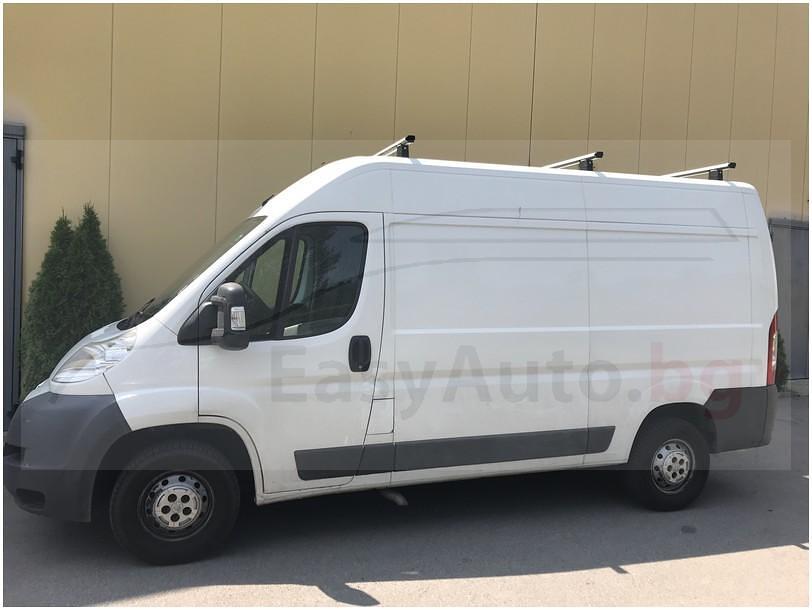 2 броя Алуминиеви греди Nordrive Kargo Plus за Citroen Jumper, Fiat Ducato, Peugeot Boxer модели след 2006 година