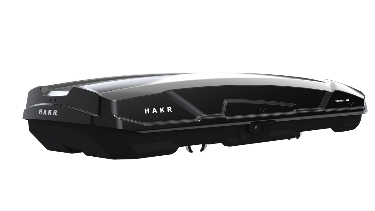 Автобокс HAKR Eternal LOW 440 литра черен гланц