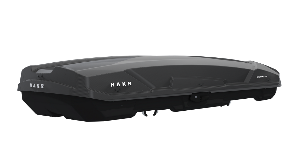 Автобокс HAKR Eternal LOW 440 литра Черен мат