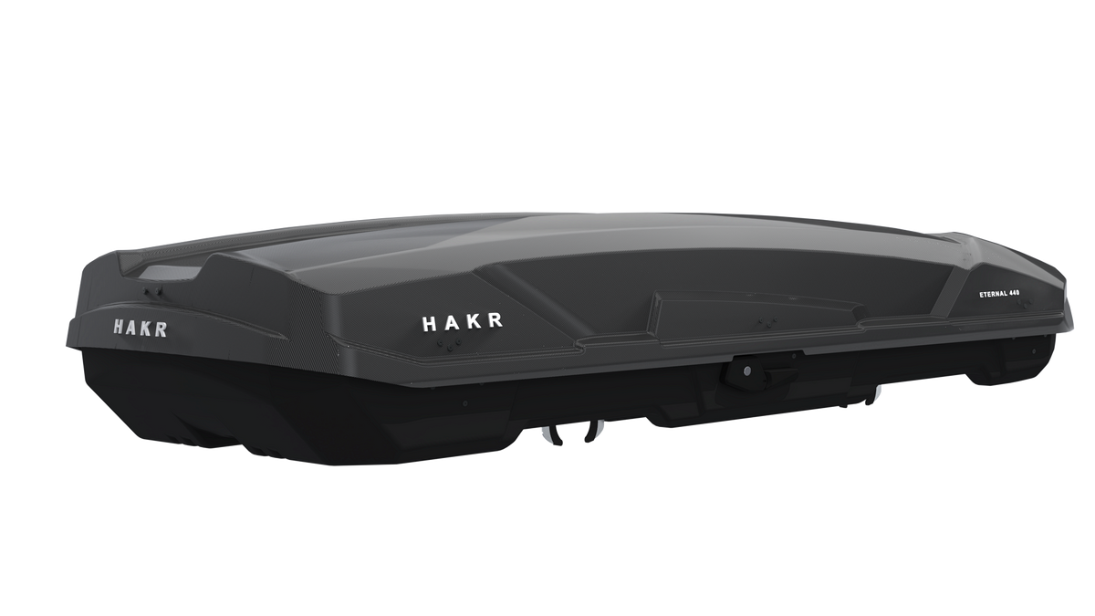 Автобокс HAKR Eternal LOW 440 литра Черен мат