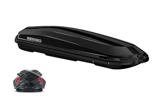 Автобокс Menabo DIAMOND 500 Black DUO черен гланц