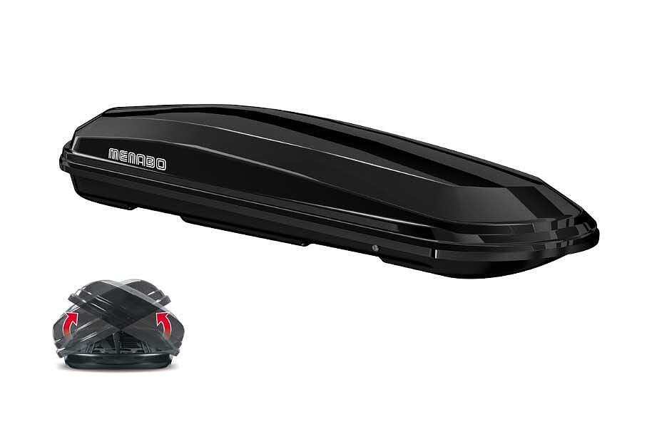 Автобокс Menabo DIAMOND 500 Black DUO черен гланц